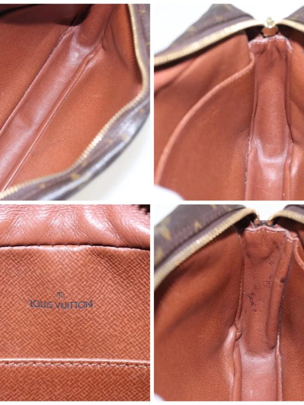 LOUIS VUITTON Monogram Compiegne 23 Clutch Bag M51847 LV Auth